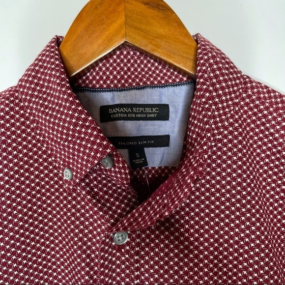 Banana Republic Custom 078 Wash Shirt Small NWT - Picture 3 of 5